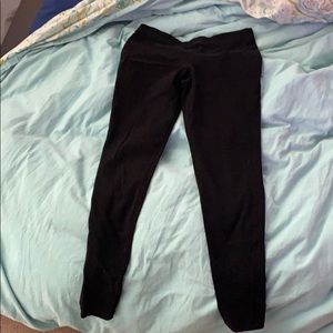 Express plain black leggings